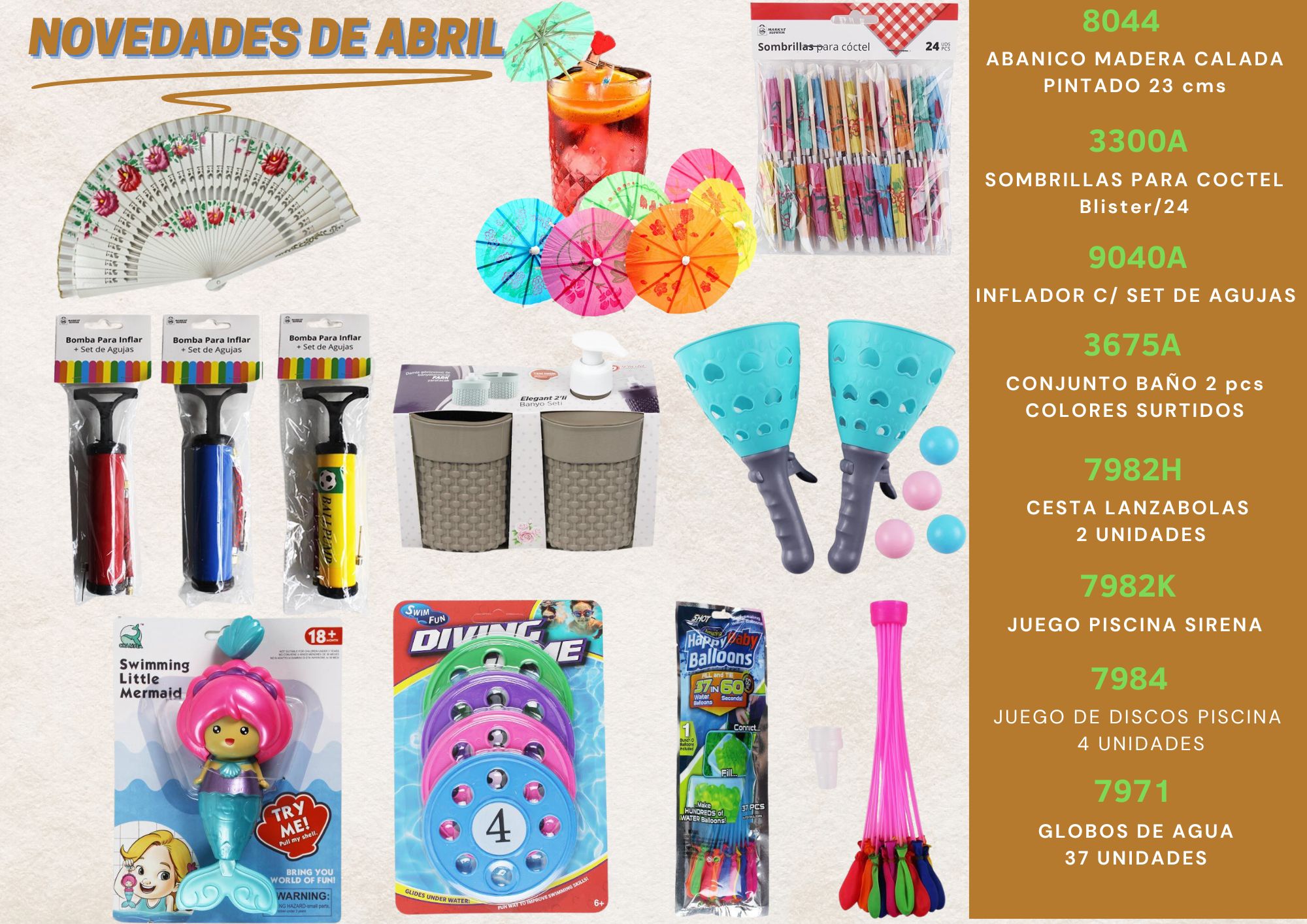 NOVEDADES ABRIL 1